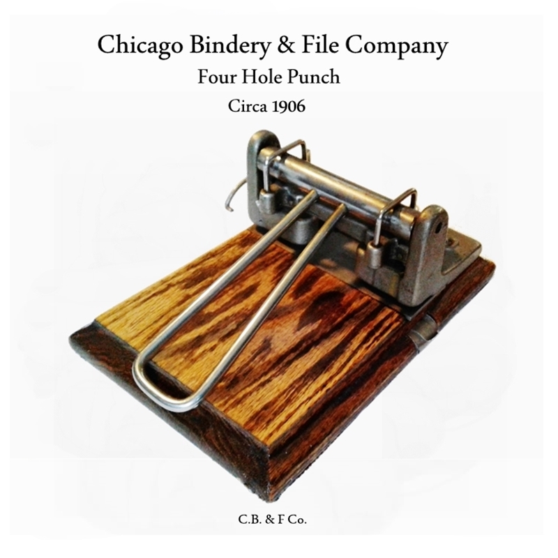 C.B.&F. Hole Punch 1906