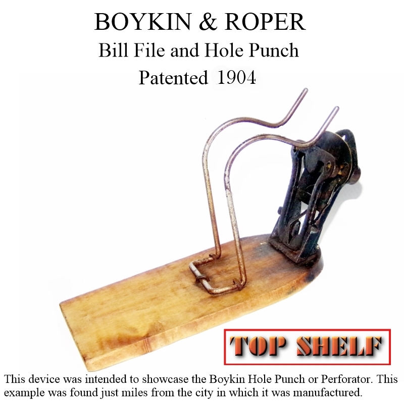 Boykin Hole Punch 1898